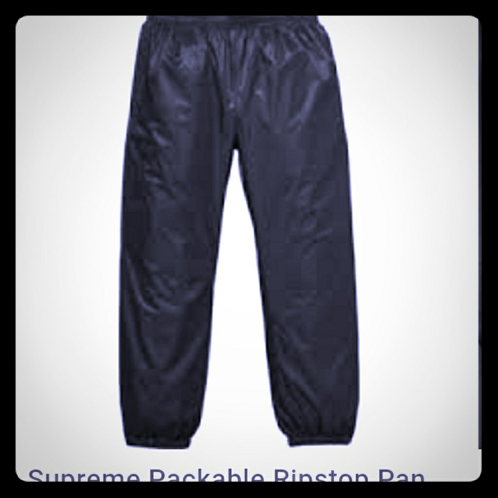 Supreme Pants Packable Ripstop Joggers Navy Blue